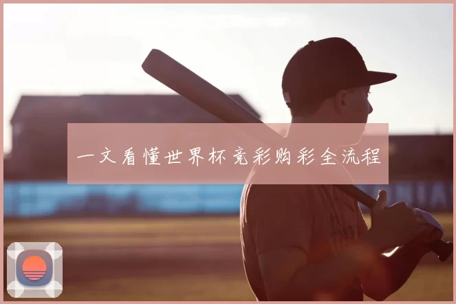 一文看懂世界杯竞彩购彩全流程